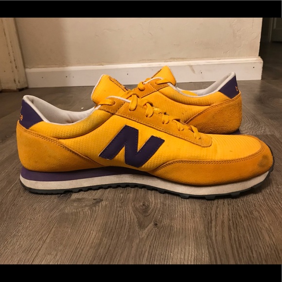 New Balance 501 Rare Yellow/Purple Size 14 - Picture 6 of 8